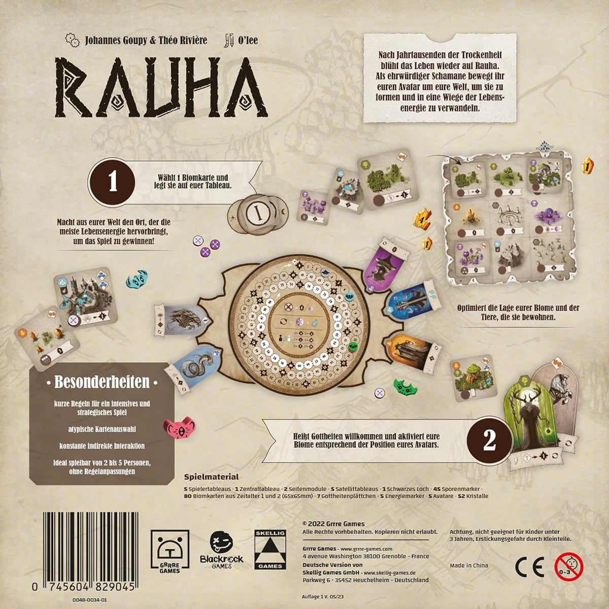 Brettspiel Rauha (Deutsche Version)