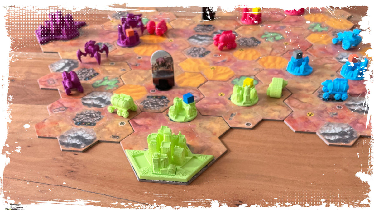 Brettspiel Rise of the Wastelands. Deluxe (Englische Version)