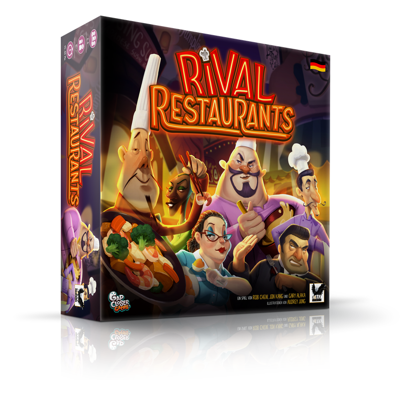 Board game Rival Restaurants (German Version)