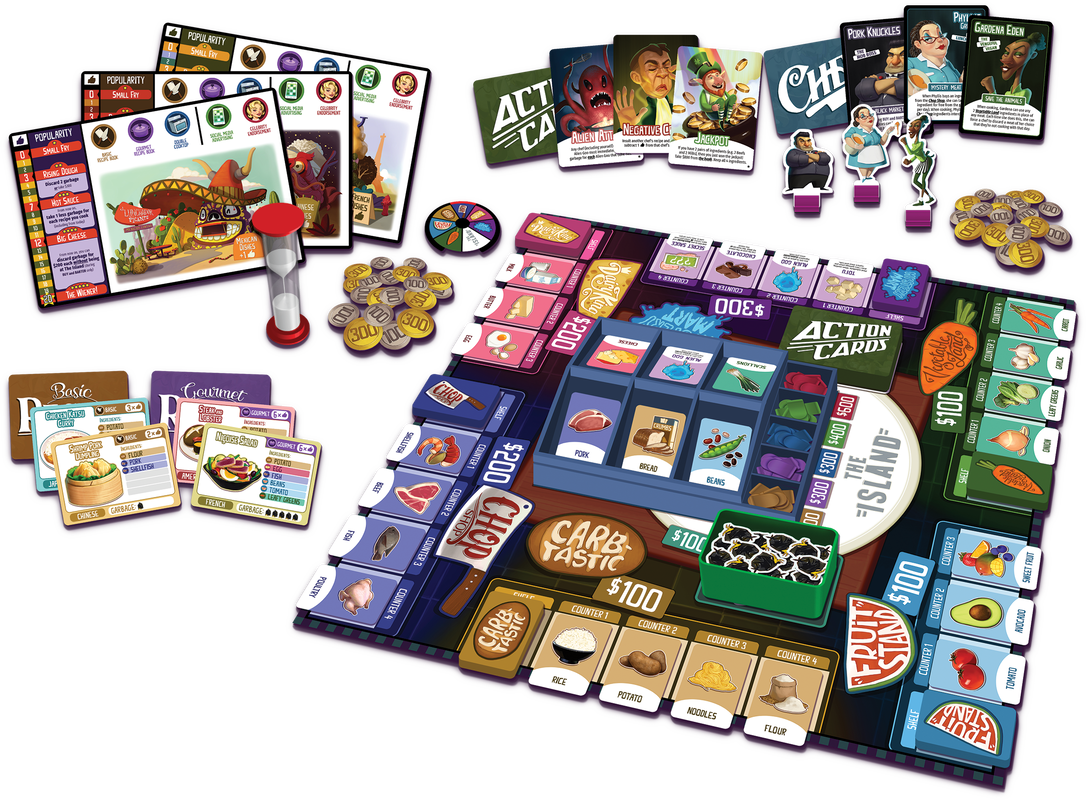 Board game Rival Restaurants (German Version)