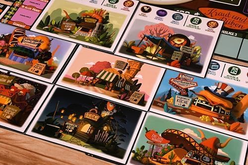 Board game Rival Restaurants (German Version)