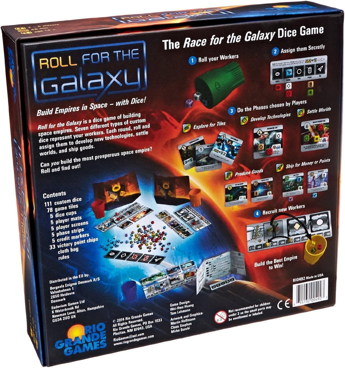 Board Game Roll for the Galaxy (English Version)
