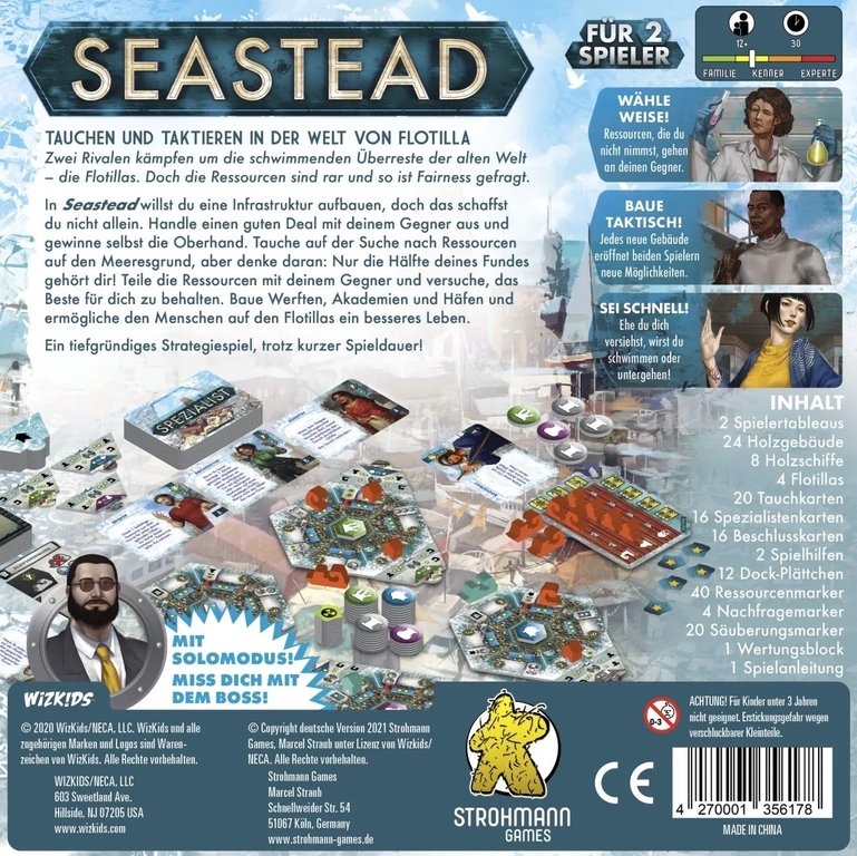Board Game Seastead (German Version)
