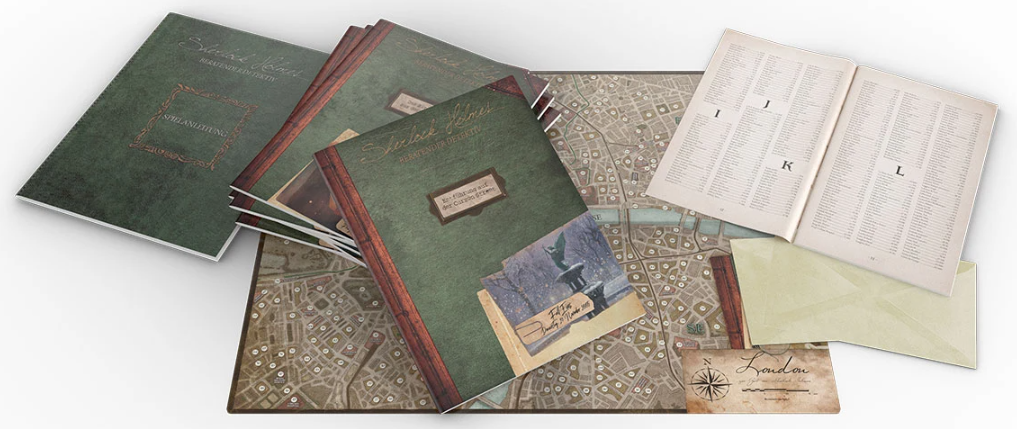Brettspiel Sherlock Holmes. Beratender Detektiv. Die Baker Street Spezialeinheit (Deutsche Version)