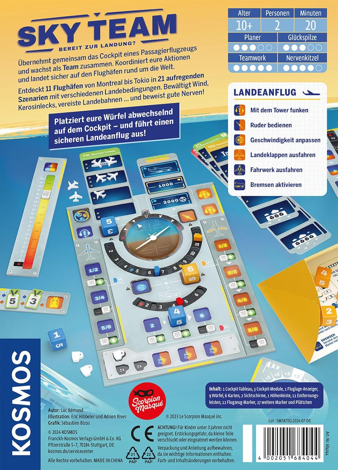 Board Game Sky Team (English Version)