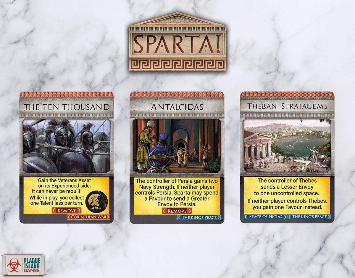 Brettspiel Sparta. Deluxe Edition (Englische Version)