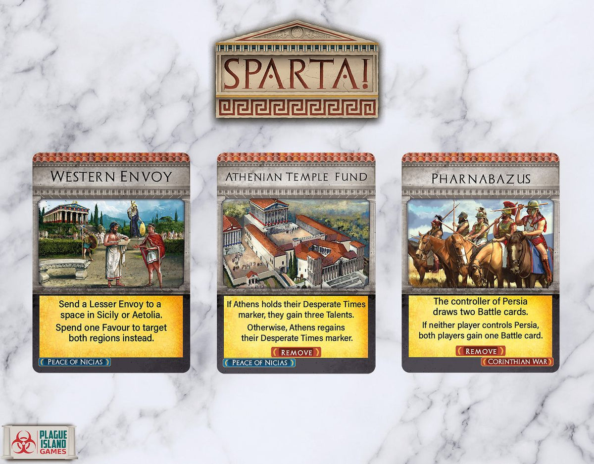 Brettspiel Sparta. Deluxe Edition (Englische Version)