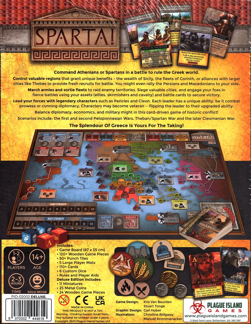 Brettspiel Sparta. Deluxe Edition (Englische Version)