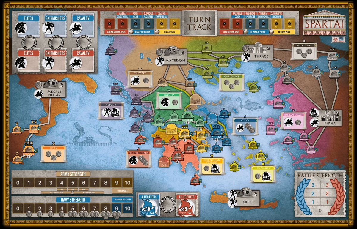 Brettspiel Sparta. Deluxe Edition (Englische Version)
