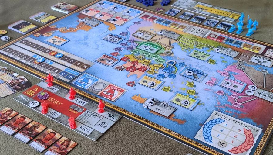 Brettspiel Sparta. Deluxe Edition (Englische Version)