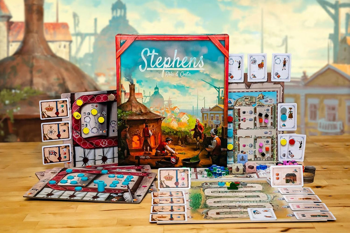 Board Game Stephens (English Version + German Game Instructions)