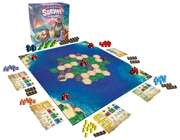 Board Game Survive the Island (German Version)