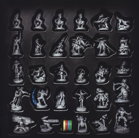 Board Game Tamashii: The Chronicle of Ascend. Deluxe Box including Stretch Goals and Edgrunner Miniatures (German Version)