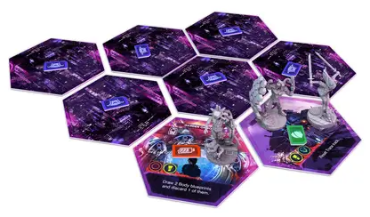 Board Game Tamashii: The Chronicle of Ascend. Deluxe Box including Stretch Goals and Edgrunner Miniatures (German Version)