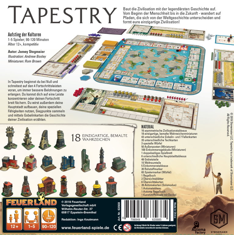 Board Game Tapestry (German Version)