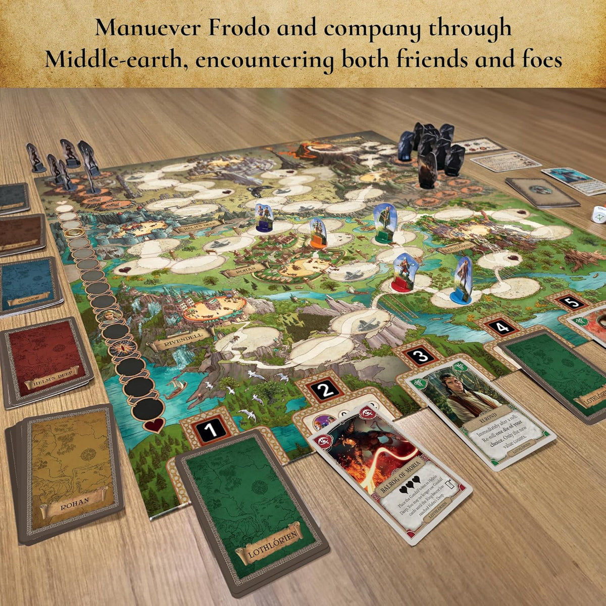 Brettspiel The Lord of the Rings. Adventure to Mount Doom (Englische Version)