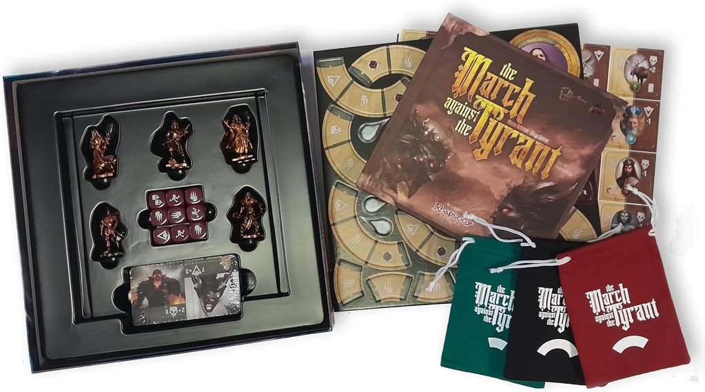 Brettspiel The March against the Tyrant. Rhapsody of Fire (DE/EN/ES/FR/IT) (Deutsche Version)