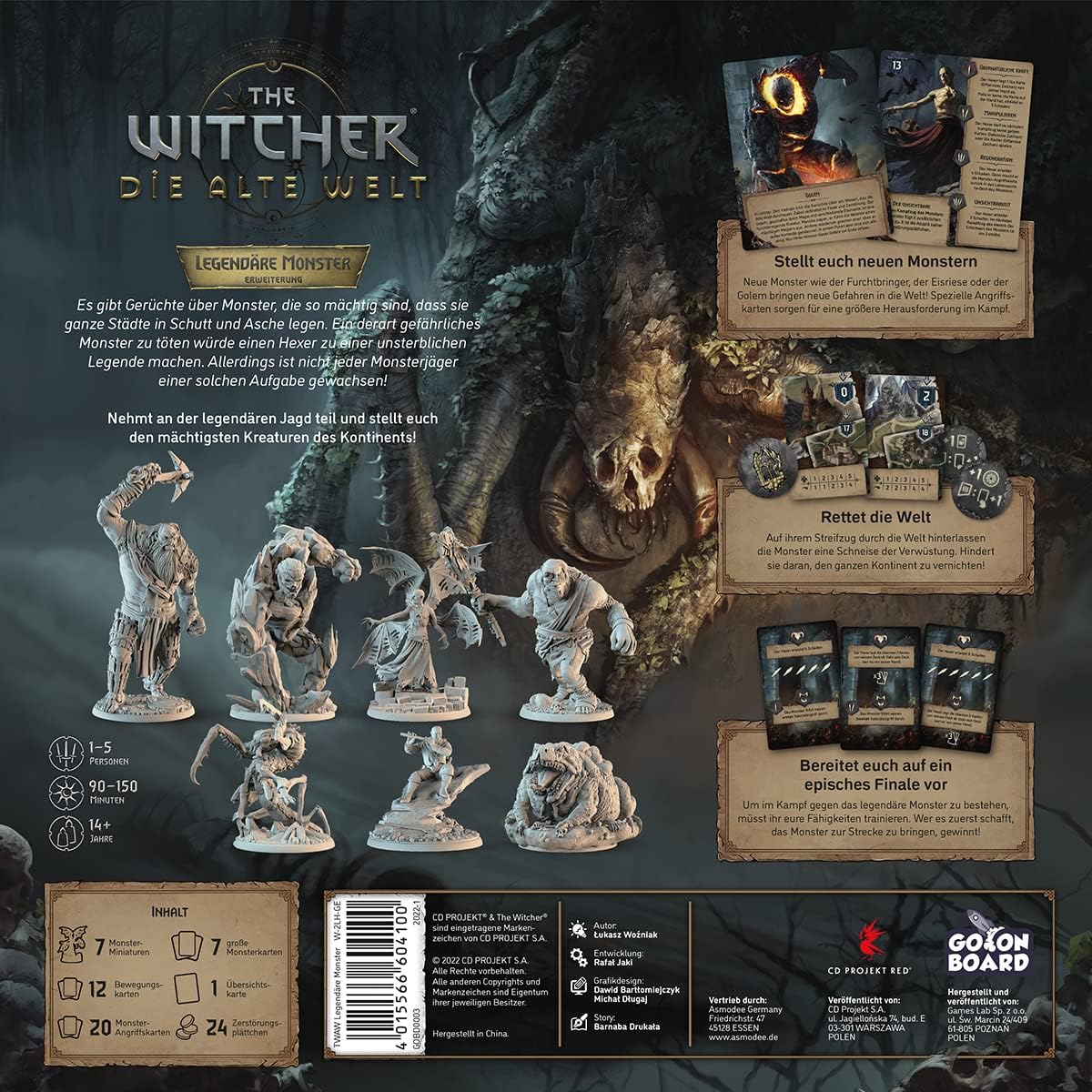 Expansion The Witcher. Old World. Legendary Monsters (German Version)