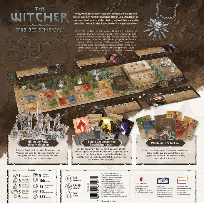 Brettspiel The Witcher. Pfad des Schicksals. Deluxe Edition (Deutsche Version)