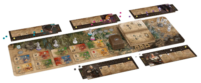 Brettspiel The Witcher. Pfad des Schicksals. Deluxe Edition (Deutsche Version)