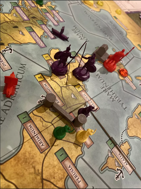 Brettspiele Total War Rome. The Boardgame + Erweiterung Total War Rome. Battle Play (Englische Versionen)
