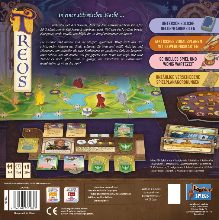 Brettspiel Treos (Deutsche Version)