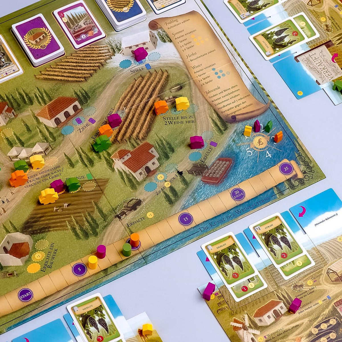 Brettspiel Viticulture. Essential Edition (Deutsche Version)
