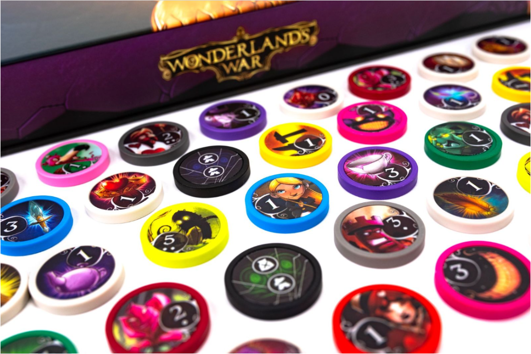 Board Game Wonderland's War. Deluxe Edition (English Version)