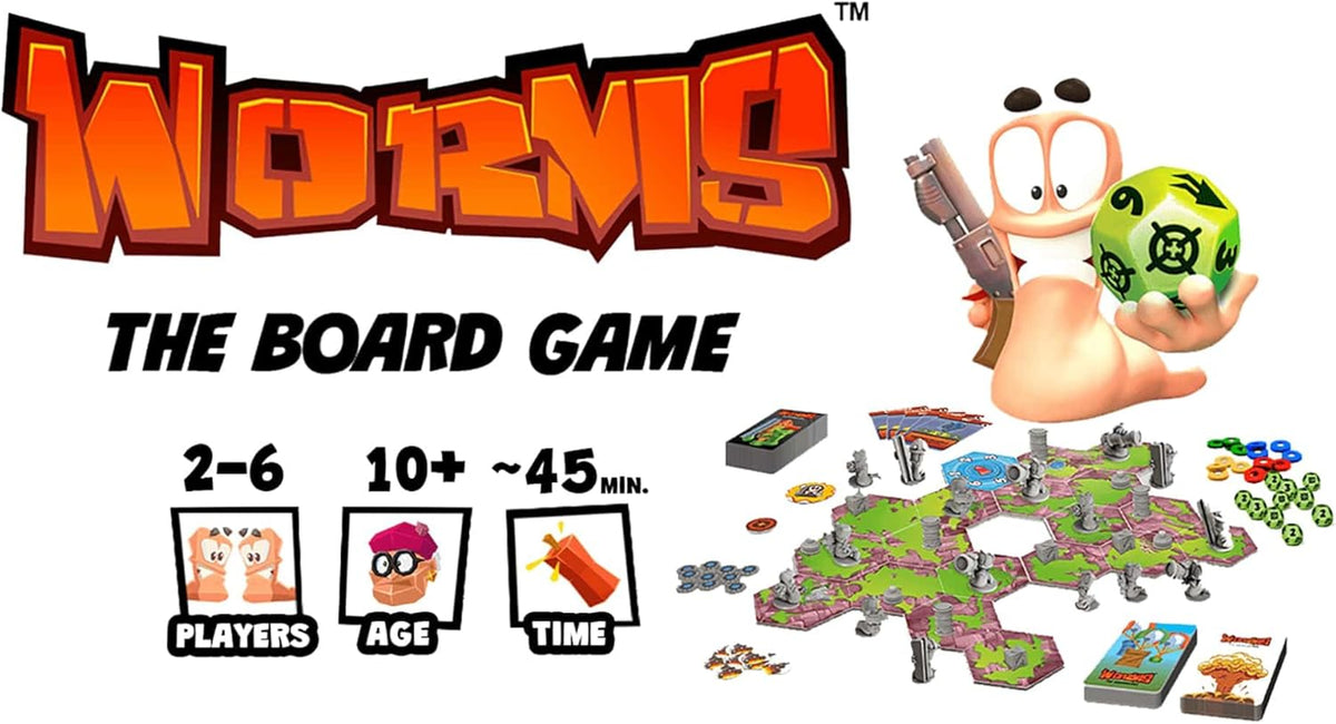 Brettspiel Worms (Englische Version)